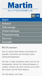 Mobile Screenshot of martinautomobile.de